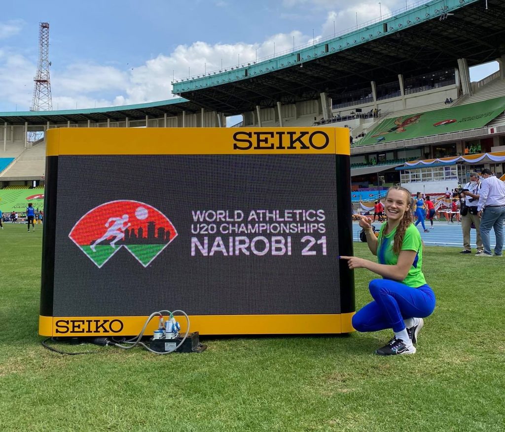 Nastop Eve Murn na SP U20 v Nairobiju (KEN)