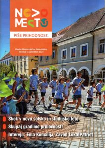 Naslovnica brezplačnika Novo mesto – Glasilo Mestne občine Novo mesto