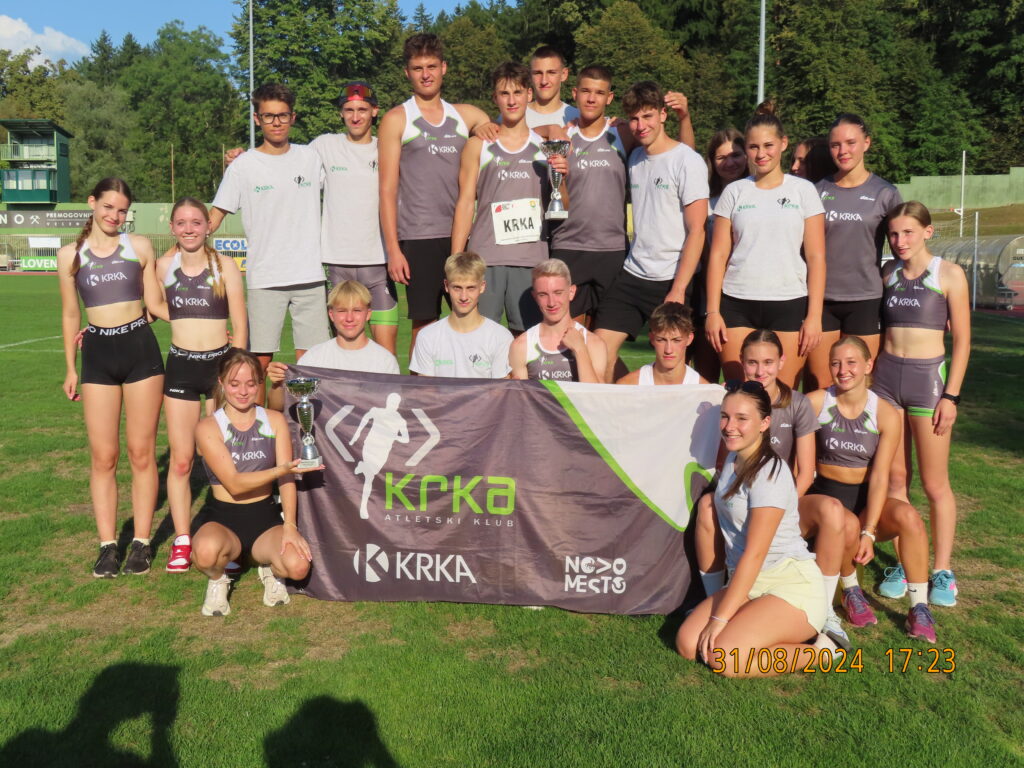 Oba naslova Ekipnih prvakov Slovenije U18 zasluženo pripadla AK Krka