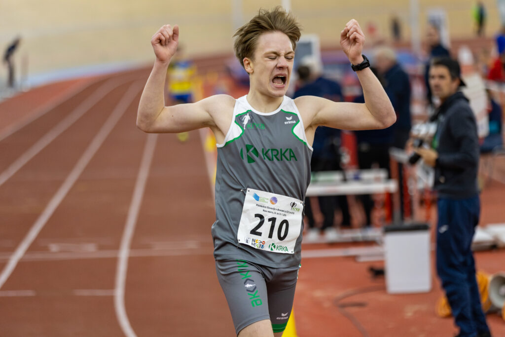 GAL ŽIŽEK DRŽAVNI PRVAK NA 1500 M, ŠTEVILNI OSEBNI IN KLUBSKI REKORDI