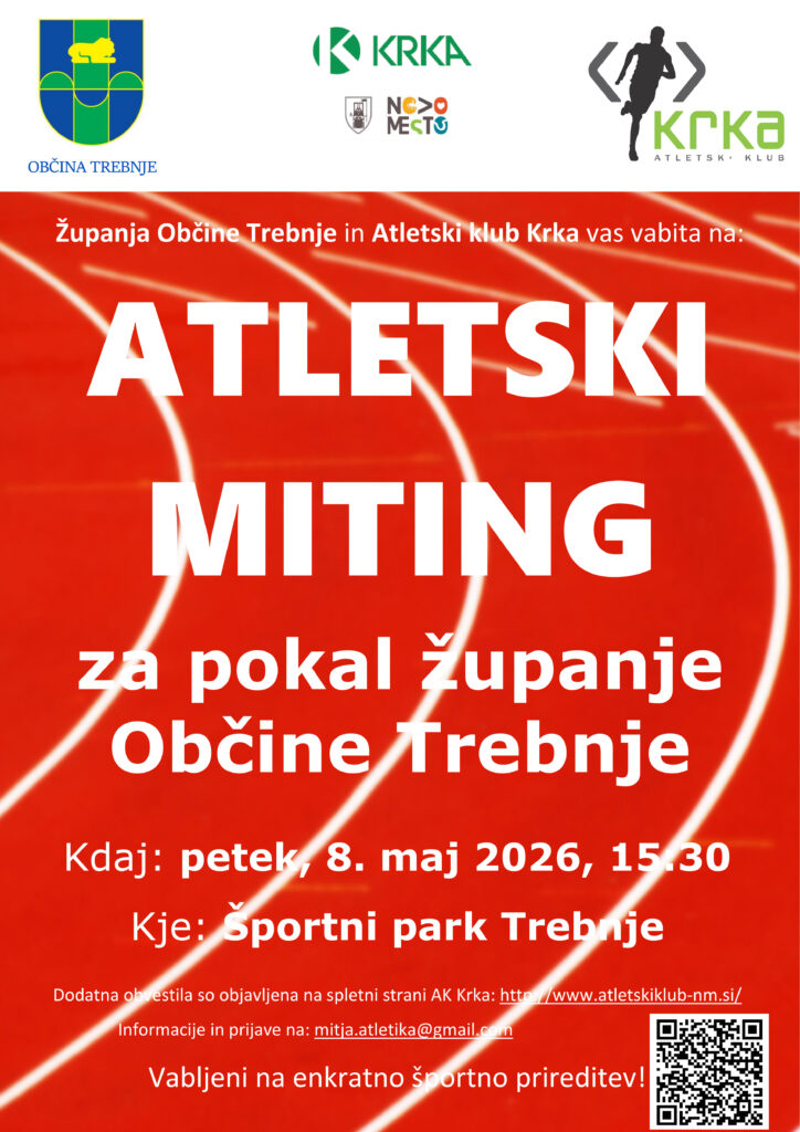 Štartna lista za Miting mladih za pokal županje Trebnjega