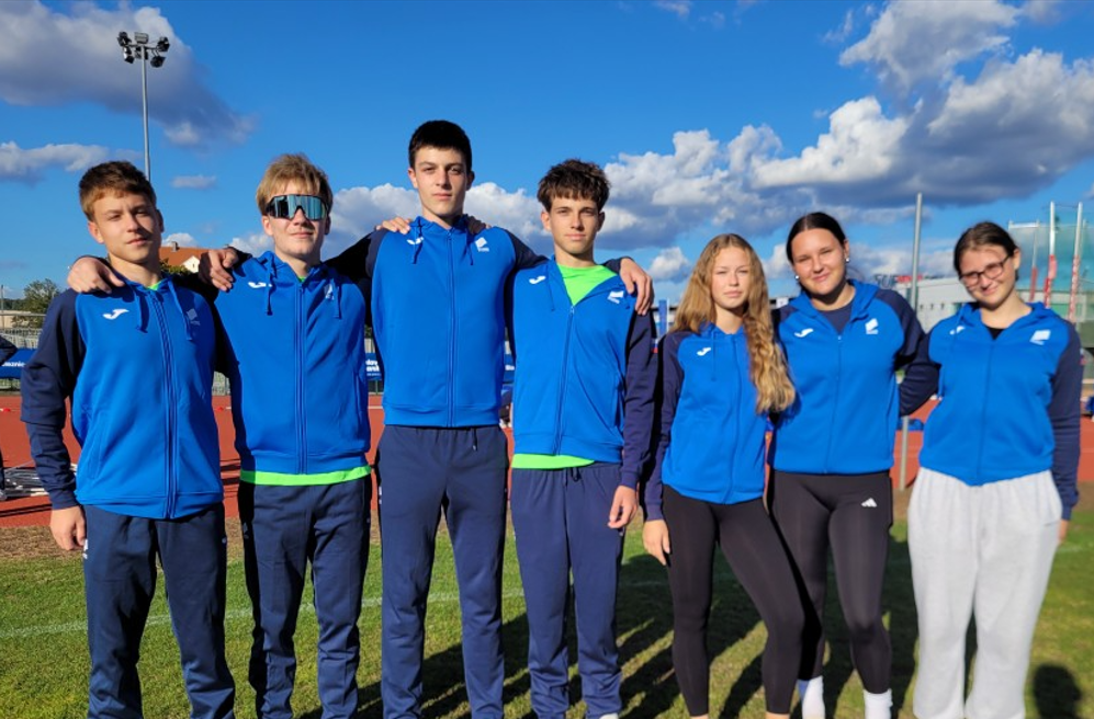 SEDEM ATLETOV AK KRKA USPEŠNO ZASTOPALO SLOVENIJO NA PTUJU